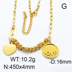 SS Necklace  6N2003007vhha-418