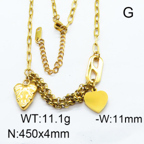 SS Necklace  6N2003008vhha-418