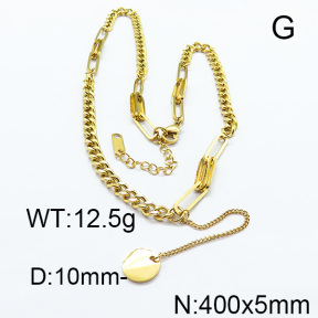 SS Necklace  6N2003014bhia-418