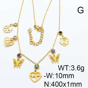 SS Necklace  6N4003301bhia-493