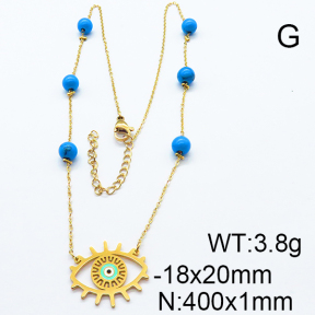 SS Necklace  6N4003303bhia-493