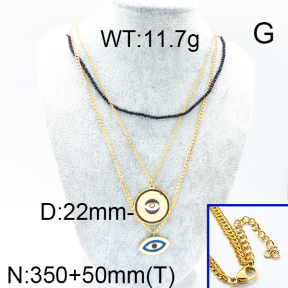 SS Necklace  6N4003314aiov-493