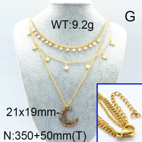 SS Necklace  6N4003317aiov-493