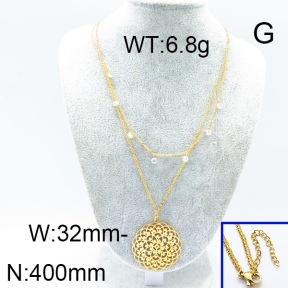 SS Necklace  6N4003336aija-493