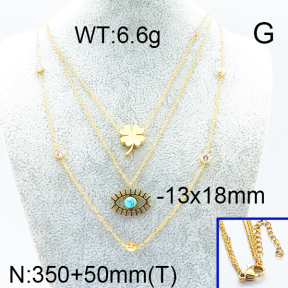 SS Necklace  6N4003344biib-493