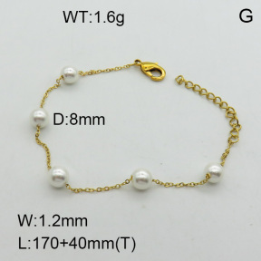 SS Bracelet  3B3002568ablb-718