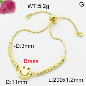 Fashion Brass Bracelet  F3B200047aakl-L017