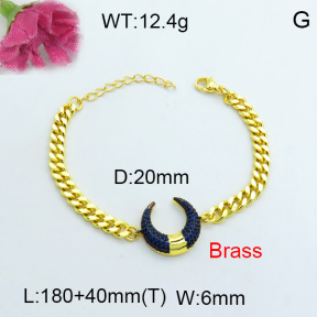 Fashion Brass Bracelet  F3B404026vhov-J40