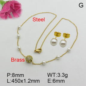 Fashion Brass Sets  F3S007059bvpl-J116