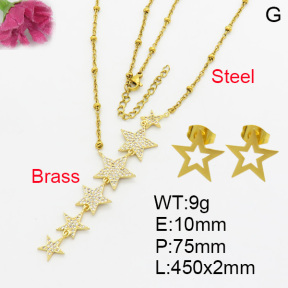 Fashion Brass Sets  F3S007080bhva-L017