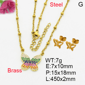 Fashion Brass Sets  F3S007081bbml-L017