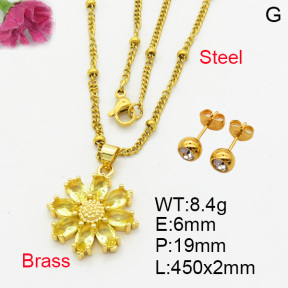 Fashion Brass Sets  F3S007086ablb-L017