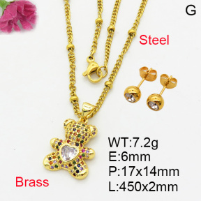 Fashion Brass Sets  F3S007088vbmb-L017