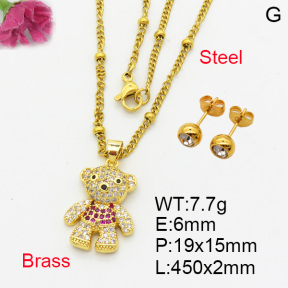 Fashion Brass Sets  F3S007090vbmb-L017