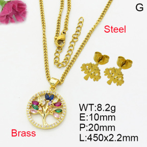 Fashion Brass Sets  F3S007096ablb-L017