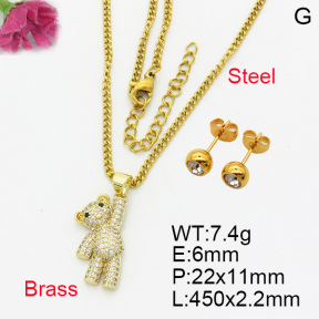 Fashion Brass Sets  F3S007097ablb-L017