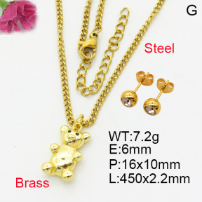 Fashion Brass Sets  F3S007098vail-L017