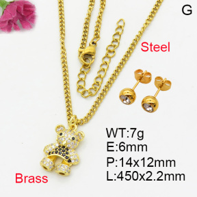 Fashion Brass Sets  F3S007100vbmb-L017