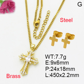 Fashion Brass Sets  F3S007101ablb-L017