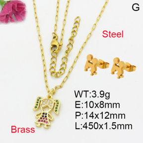 Fashion Brass Sets  F3S007102avja-L017