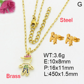 Fashion Brass Sets  F3S007103avja-L017