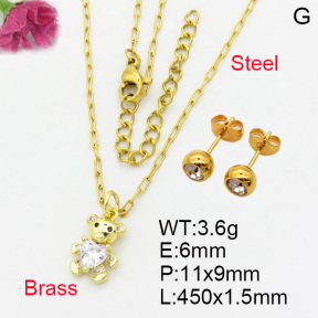 Fashion Brass Sets  F3S007107aajl-L017