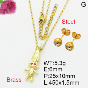 Fashion Brass Sets  F3S007110vail-L017