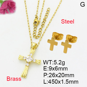 Fashion Brass Sets  F3S007111baka-L017