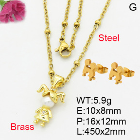 Fashion Brass Sets  F3S007116baka-L017