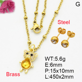 Fashion Brass Sets  F3S007119aajl-L017