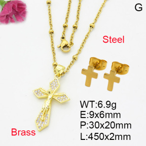 Fashion Brass Sets  F3S007121baka-L017