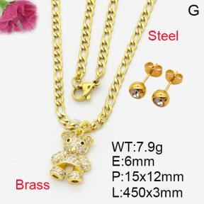 Fashion Brass Sets  F3S007123ablb-L017