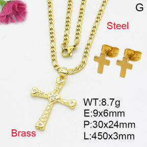 Fashion Brass Sets  F3S007131aajl-L017