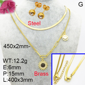 Fashion Brass Sets  F3S007135vbnb-L017