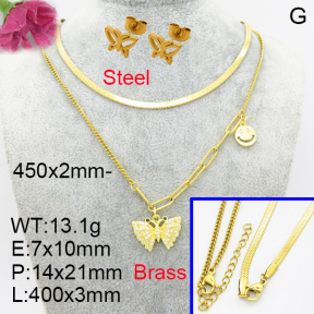 Fashion Brass Sets  F3S007136vbmb-L017