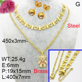 Fashion Brass Sets  F3S007150vbmb-L017