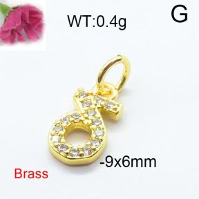 Fashion Brass Pendant  F6P400077aajl-J125