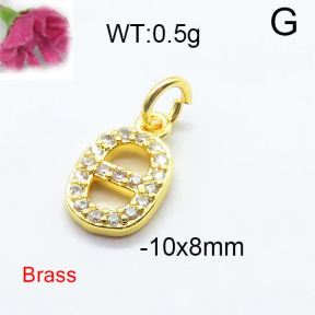 Fashion Brass Pendant  F6P400079baka-J125