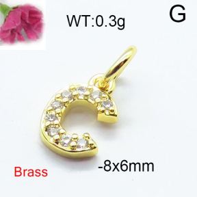 Fashion Brass Pendant  F6P400081baka-J125