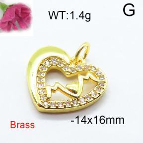 Fashion Brass Pendant  F6P400095ablb-J125
