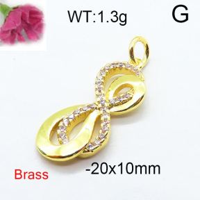 Fashion Brass Pendant  F6P400108ablb-J125