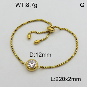 SS Bracelet  3B4002531bhva-436