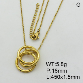 SS Necklace  3N2002050vbll-436