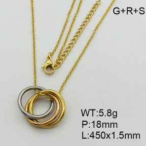 SS Necklace  3N2002051vbll-436