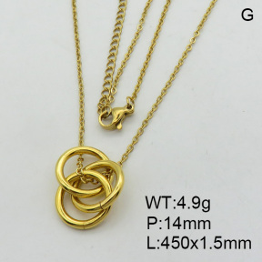 SS Necklace  3N2002053vbll-436