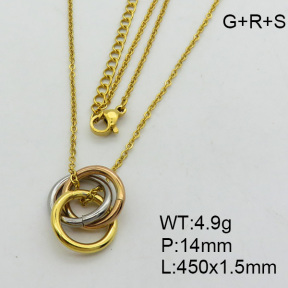 SS Necklace  3N2002054vbll-436