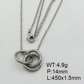 SS Necklace  3N2002055ablb-436