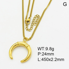 SS Necklace  3N2002073vbpb-908