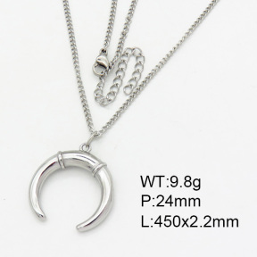 SS Necklace  3N2002074bbov-908