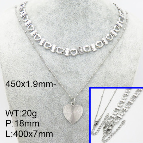 SS Necklace  3N2002094vhpl-908